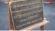 Cérémonie commémorative : 80 ans de l'ouverture du camp annexe d'Obernai 